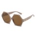 New Irregular Hexagonal Round Frame Pc Sunglasses Sunglasses Fashion Trend For Men And Women's Glasses