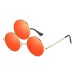 New Fashion Women's Sunglasses Personality Retro Metal Glasses Fashion People Walking Show Street Shooting Glasses