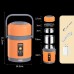 Double layer portable insulated lunch box thermostatic pot