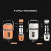 Double layer portable insulated lunch box thermostatic pot
