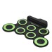 Handroll Electronic Drum Percussion Musical Instrument Portable Silicone Hand Roll Frame Drum Jazz Drum USB Electronic Drum