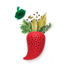 Creative Pepper Modeling Spice Filter Soup Silicone Seasoning Bag Kitchen Practical Tools