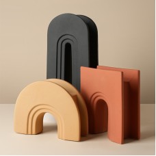 Nordic Ceramic Vase Decoration Art Geometric Flower Arrangement Living Room Home Creative Decoration Soft Decoration Vase