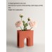 Nordic Ceramic Vase Decoration Art Geometric Flower Arrangement Living Room Home Creative Decoration Soft Decoration Vase