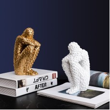 Light Luxury Simple Study Figure Ornaments Model Room Living Room Office TV Cabinet Creative Home Decorations Ornaments