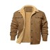 New Men's Jacket Cashmere Cotton Workwear Casual Jacket
