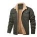 New Men's Jacket Cashmere Cotton Workwear Casual Jacket