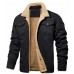 New Men's Jacket Cashmere Cotton Workwear Casual Jacket