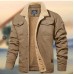New Men's Jacket Cashmere Cotton Workwear Casual Jacket