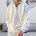 Popular Autumn Long Sleeve V-Neck Men's Polo Neck Loose Sweater