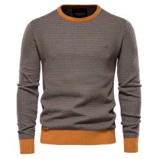 Knitted Top Men's Bottoming Autumn And Winter Round Neck European Size Personalized Men's Pullover Knitted Top Men's Bottoming Autumn And Winter Round Neck European Size Personalized Men's Pullover