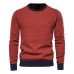 Knitted Top Men's Bottoming Autumn And Winter Round Neck European Size Personalized Men's Pullover