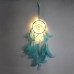 Dream Catcher LED Lighting Feather Dreamcatcher Girl Room Bell Bedroom Romantic Hanging Decoration