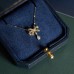New Bow Necklace Light Luxury Niche Collarbone Chain Female Senior Sense Valentine's Day To Send Girlfriend Birthday Gift