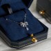New Bow Necklace Light Luxury Niche Collarbone Chain Female Senior Sense Valentine's Day To Send Girlfriend Birthday Gift