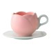 Ins Vintage Tulip Coffee Cup High Beauty Exquisite Flower Mark Cup Afternoon Tea Ceramic Cup Set