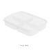 Food Compartmentalized Fresh Box Refrigerator Storage Box With Lid Storage Box Stacking Sealed Freshness Organizing Box Dividing Box