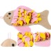 Fish-shaped pet sniffing pad plush hidden food puzzle training cat dog toy anti-demolition home pet products