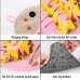 Fish-shaped pet sniffing pad plush hidden food puzzle training cat dog toy anti-demolition home pet products