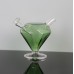 Glass Hookahs Water Pipes love heart shape Smoke Pipe