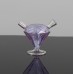 Glass Hookahs Water Pipes love heart shape Smoke Pipe