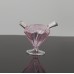 Glass Hookahs Water Pipes love heart shape Smoke Pipe