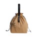 Convenient Bag Nordic Simple Ins Binding Letter Webbing Thermal Insulation Lunch Bag Industrial Style Canvas Portable Lunch Bag