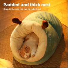 New Pet Kennel Popular Winter Cat Dog Slipper Kennel Cat Kennel Dog Kennel Warm Plush Thickened Small Kennel