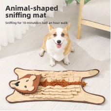 New Lion Crocodile Dog Sniff Pad Creative Choke Prevention Training Pet Slow Food Pad Game Blanket With Ring Paper