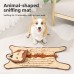 New Lion Crocodile Dog Sniff Pad Creative Choke Prevention Training Pet Slow Food Pad Game Blanket With Ring Paper