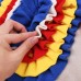 Multi Color Patchwork Pet Sniffing Pad Releases Energy, Slow Food Sniffing Pad