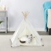 Cotton Cloth with Mat, Removable and Washable Pet Tent, Cat and Dog Indian Tent