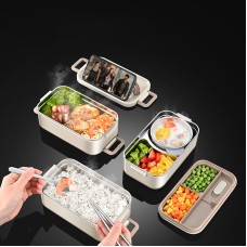 Double-layer water-free thermal insulation lunch box lunch box lunch box