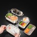 Double-layer water-free thermal insulation lunch box lunch box lunch box