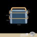 Double-layer water-free thermal insulation lunch box lunch box lunch box