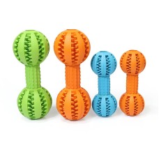 Dog Rubber Ball Dog Tooth Cleaning and Grinding Rubber Stoppable Snack Toy