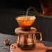 Hand brewed coffee pot set extraction ear filter long-mouth brewed coffee sharing pot