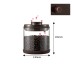 High Borosilicate Glass Coffee Jar with Exhaust Valve Moisture-proof Sealed Jar
