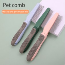 Pet Comb Cat Hair Removal Long Needle Comb Flea Comb Knot Hair Removal Comb Dog Comb Pet Supplies