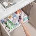 Kitchen cabinet telescopic rectangular storage box drawer debris sorting box