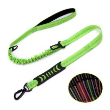 Explosion Proof Outdoor Dog Traction Rope Medium Size Dog Walking Rope Elastic Reflective Car Dual Purpose Traction Rope
