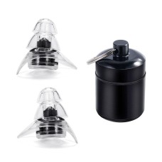 Noise Reduction And Sound Isolation Earplugs Concert High Fidelity Filter Earplugs Wholesale Blue Filter Earplugs Double Tail