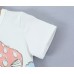 European and American Spring New Fashion Casual Printing Slim Fit Short Sleeve Top