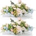 Flower Acrylic Vase Clear Rectangular Acrylic Vase With Lid Long Decorative Floral Vases 