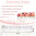 Flower Acrylic Vase Clear Rectangular Acrylic Vase With Lid Long Decorative Floral Vases 