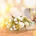Flower Acrylic Vase Clear Rectangular Acrylic Vase With Lid Long Decorative Floral Vases 