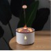 New creative simulation flame aromatherapy machine remote control spray jellyfish humidifier new spit ring humidifier