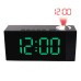 Mirror LED projection clock Multifunctional clock Bedhead plug in clock