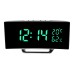 Curved screen LED clock with temperature and humidity display multi-function clock