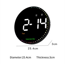 Digital electronic clock calendar wall clock LED clock colorful clock